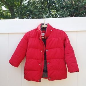 Gap Kids Puffer Jacket Pure Red Size S Regular